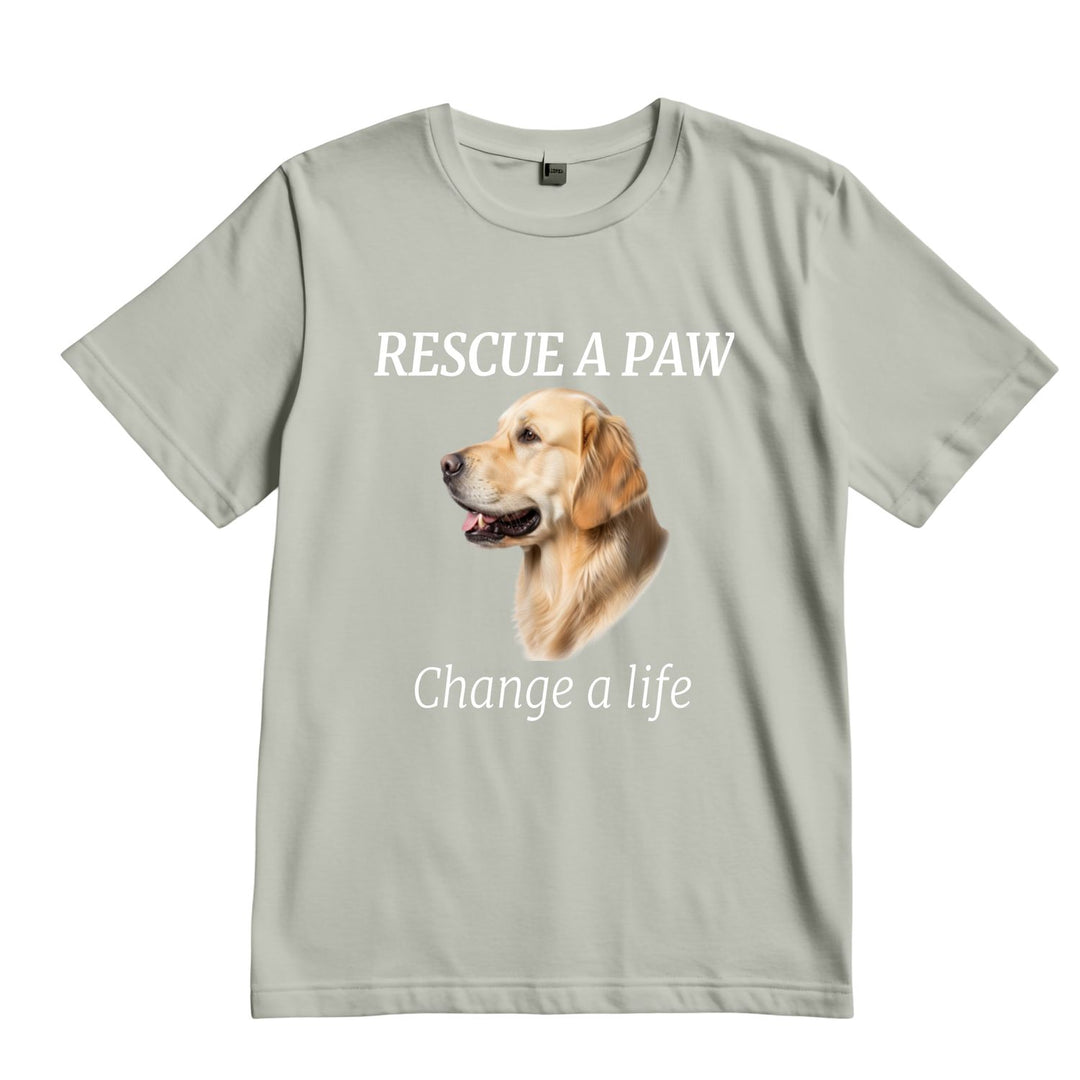 Rescue a Paw Change a Life Shirt –
Animal Rescue Support T-Shirt | Unisex Classic Fit