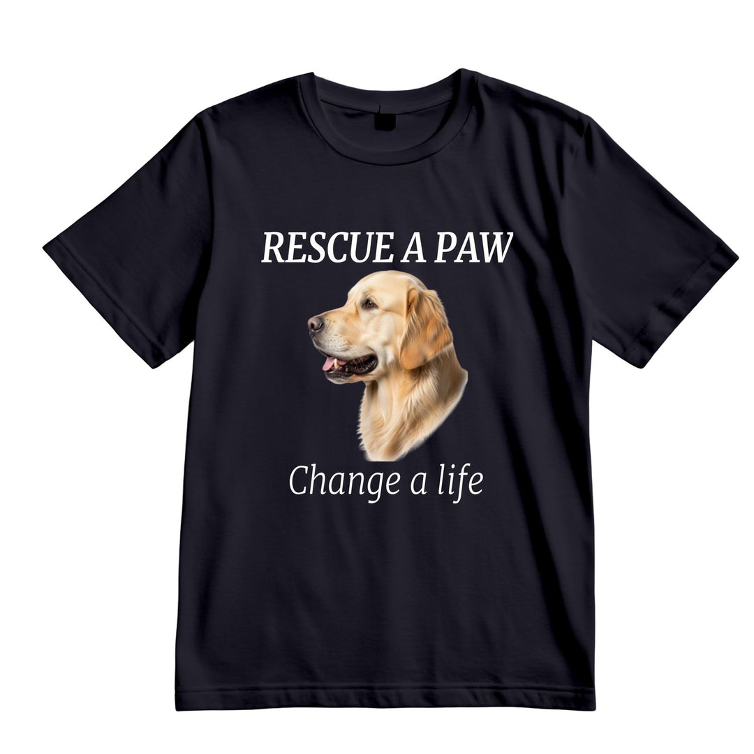 Rescue a Paw Change a Life Shirt –
Animal Rescue Support T-Shirt | Unisex Classic Fit