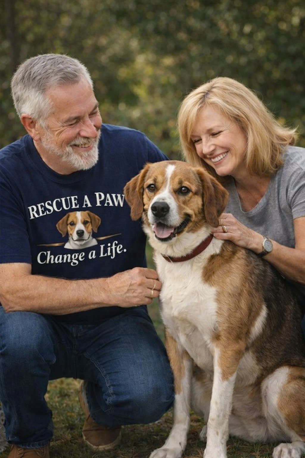 Rescue a Paw Change a Life Shirt –
Animal Rescue Support T-Shirt | Unisex Classic Fit